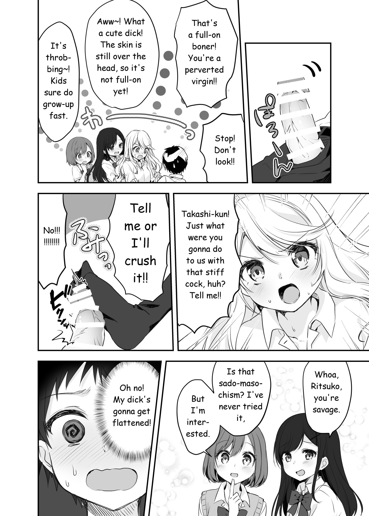 Hentai Manga Comic-The Tables Were Turned When I Tried to Rape my Sister and Her Friends While They Were Asleep-Read-12